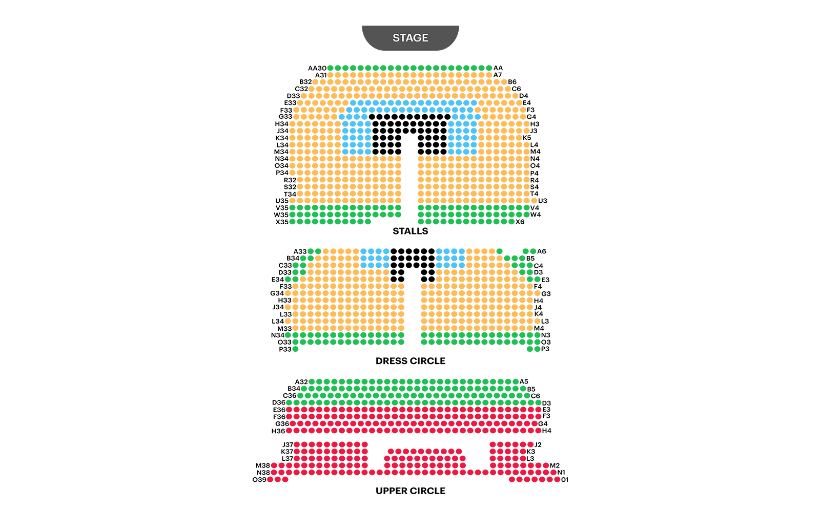 Adelphi Theatre Seating Plan Best Seats, Best Views, Best Prices